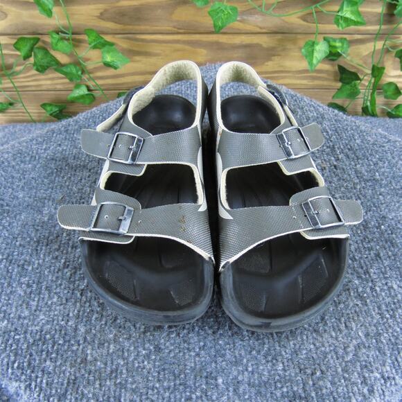 Birki's Sandals Boys Y 34 Medium Sandal Black Synthetic Buckle - Picture 2 of 6